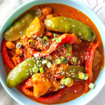 Curry rojo tailandés con pollo